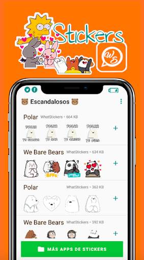 Escandalosos Stickers for WhatsApp screenshot 1