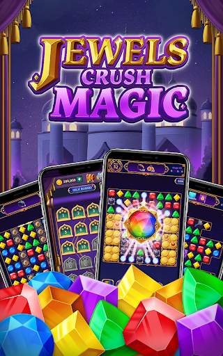 Jewels Crush Magic(Match 3) screenshot 3