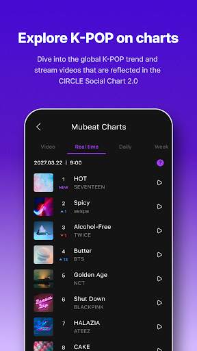 Mubeat for kpop Lovers screenshot 5