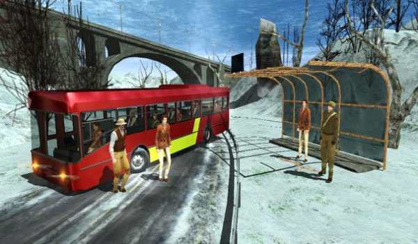 Snow Bus Offroad Hill screenshot 23