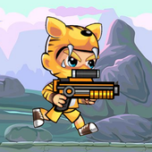 Amazing Tiger Boy Shoot and Run icon
