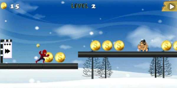 Frozen Spiderman Dash 2017 скриншот 1