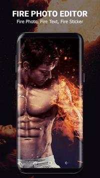 Fire Effect Photo Maker 3 تصوير الشاشة
