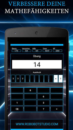 Kopfrechnen trainieren - rechenspiele screenshot 1