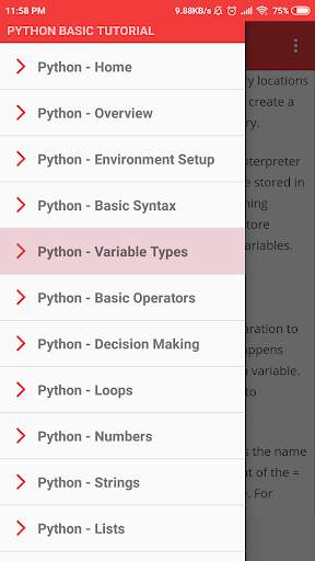 Python 3 Tutorials | Learn Python Offline screenshot 2