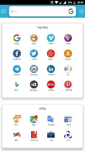 Tbrowser screenshot 1