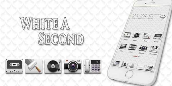 WhiteASecond Go Launcher Theme screenshot 5