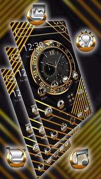 Black and Gold Watch Launcher Theme screenshot 3