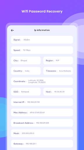 Wifi Password Recovery screenshot 2