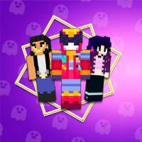 Skins Minecraft Brawl Stars logo