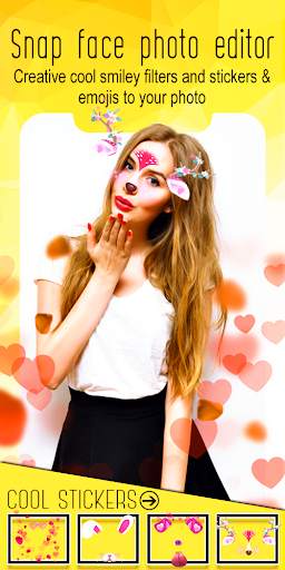 Snappy photo editor – funny stickers screenshot 1