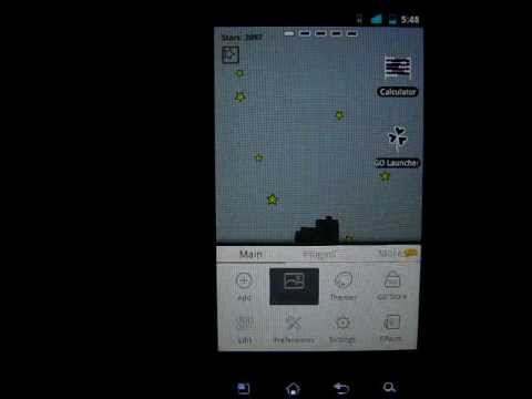Night Sky Bot Live Wallpaper screenshot 1