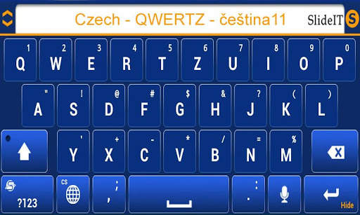 SlideIT Czech QWERTZ Pack screenshot 3