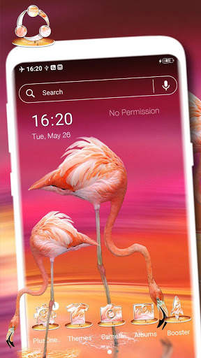 Pink Flamingo Launcher Theme screenshot 1