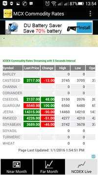 MCX Commodity Rates screenshot 3