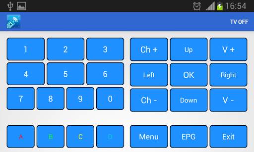 WiFi TV remote screenshot 2