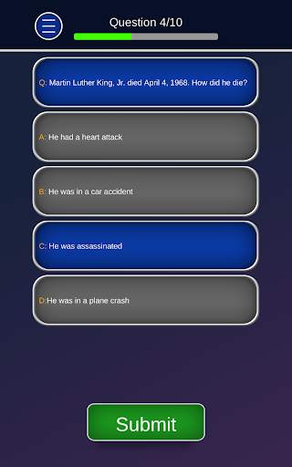 Martin Luther King Jr. - Quiz screenshot 8