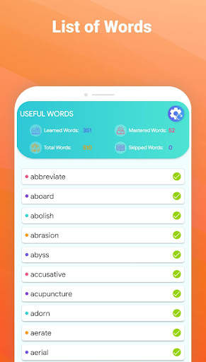 Vocabulary for TOEFL® - TPO® Words Flashcards screenshot 7