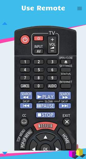 Remote for Panasonic Smart TV screenshot 6