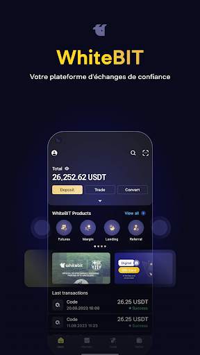 WhiteBIT: acheter des bitcoins screenshot 7