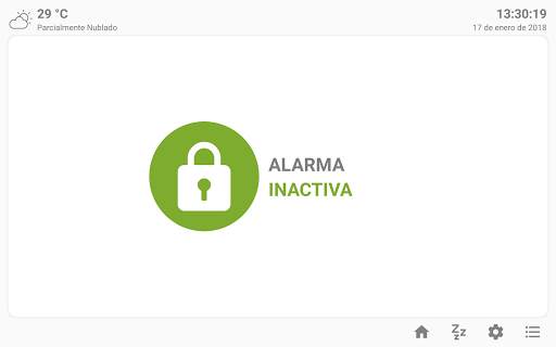 Panel de Control de Alarma MQTT screenshot 1