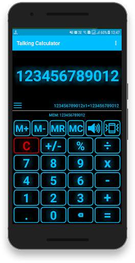 Talking Calculator screenshot 1
