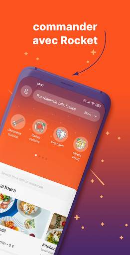 Rocket－livraison de repas screenshot 1