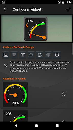 Gauge Battery Widget screenshot 2