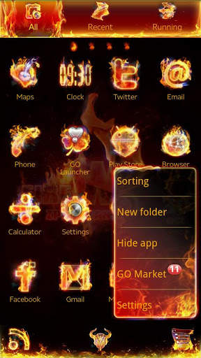 Firework GO launcherEX Theme screenshot 4