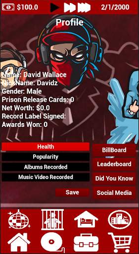 Rap City: Hiphop Career Simulator screenshot 1