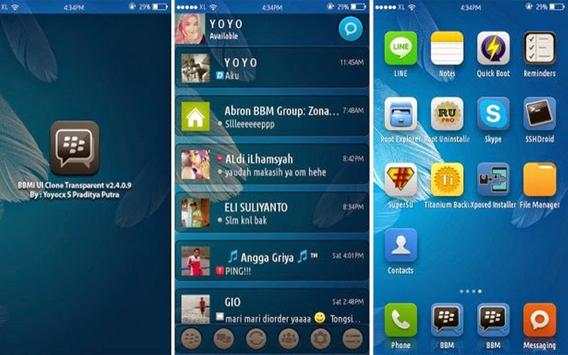 New bbm transparan screenshot 3