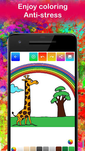 Unicorn Coloring Pages Game for kids glitter screenshot 5