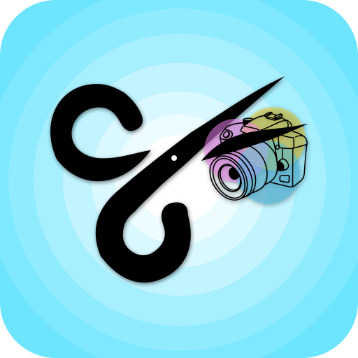 Auto cut out photo editor icon