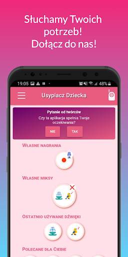Usypiacz Dziecka - biały szum do usypiania dzieci screenshot 5