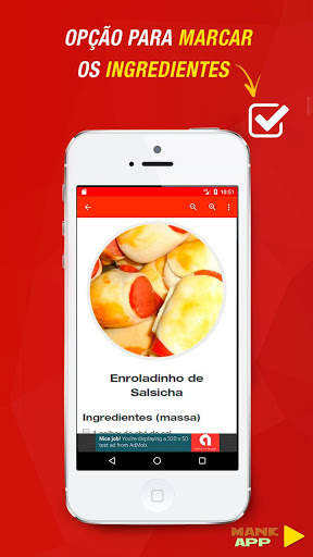Receita de Salgadinhos screenshot 3