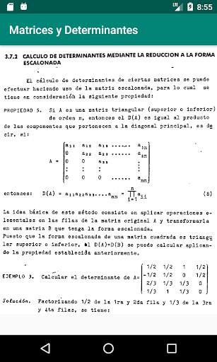 Matrices y Determinantes screenshot 8