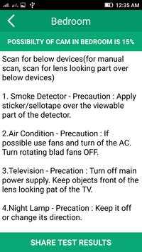 Hidden Camera Locator - Spy Detector 2018 screenshot 7