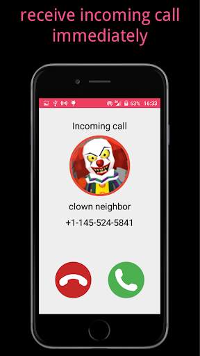 Fake Call From Scary Clown Neighbor (PRANK) screenshot 1