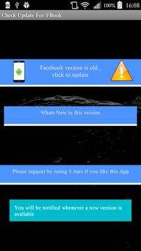 Upcheck for Facebook screenshot 1