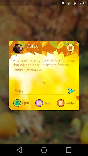 GO SMS THANKSGIVING THEME screenshot 5