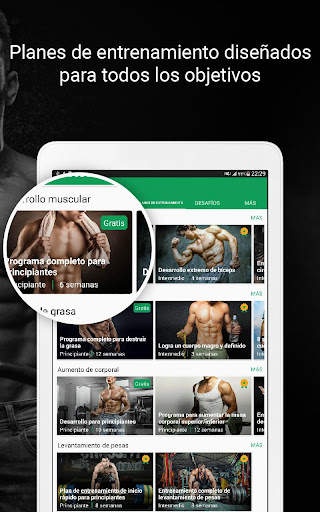 Fitvate - Entrenamiento en Gym screenshot 18