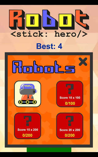 Robot Stick Hero Free screenshot 11