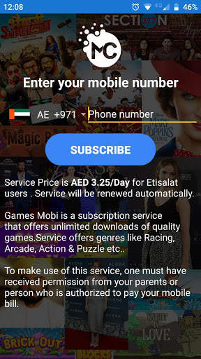 Games Mobi screenshot 2