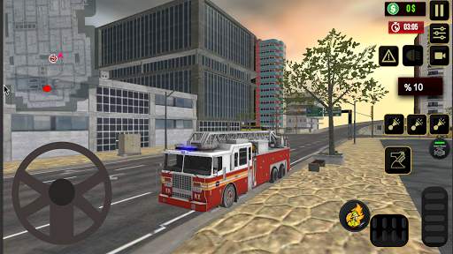 Fire Simulator Truck:City screenshot 1