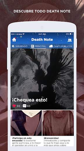 Amino para Death Note screenshot 2