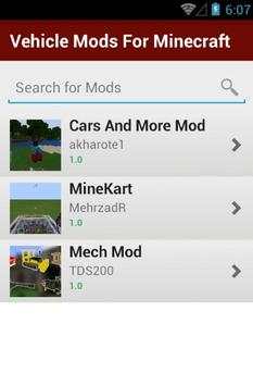 Vehicle Mods For Minecraft screenshot 2