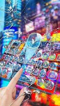 Colorful Broken Glass Keyboard Theme screenshot 2
