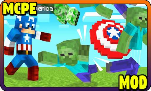 Captain Addon America MCPE - Minecraft Mod screenshot 3
