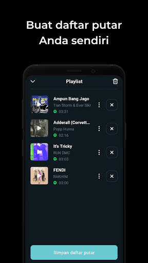 TikMusic - lagu populer & daftar putar tren 2021 screenshot 5