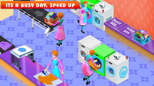 My Laundry Shop Manager: Dirty Clothes Washing screenshot 1